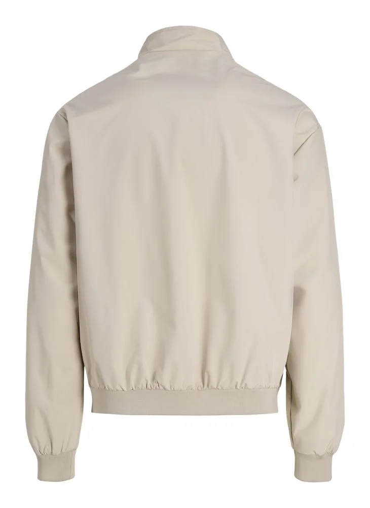 JACK & JONES  solid zip through bomber jacket for Men | Best Price UAE